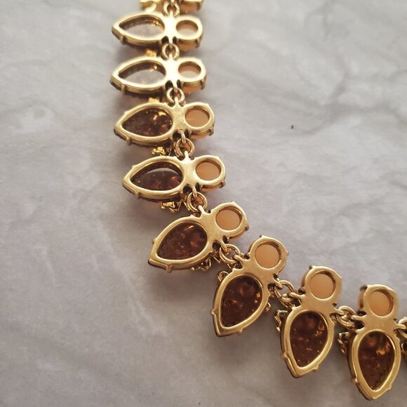 🍓 J.Crew Strawberry Flower Floral Rhinestones Crystal Cluster Statement 🍓 - Picture 15 of 16